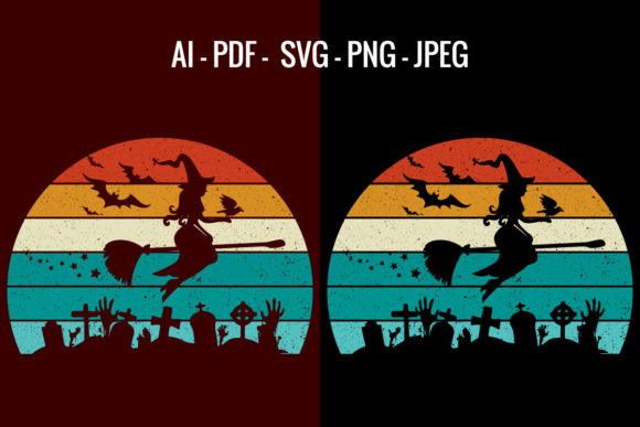 Halloween Scary Retro Sunset T-Shirt Review
