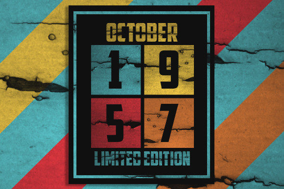 Retro October 1957 Limited Edition