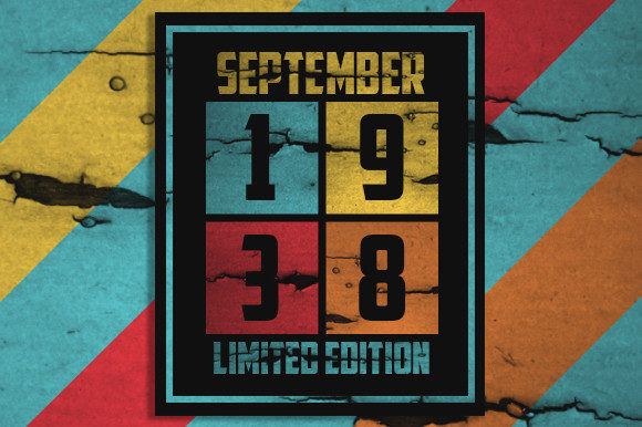 Retro September 1938 Limited Edition